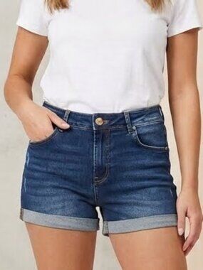 New‎ York Laundry Blue Denim Shorts Size 3
